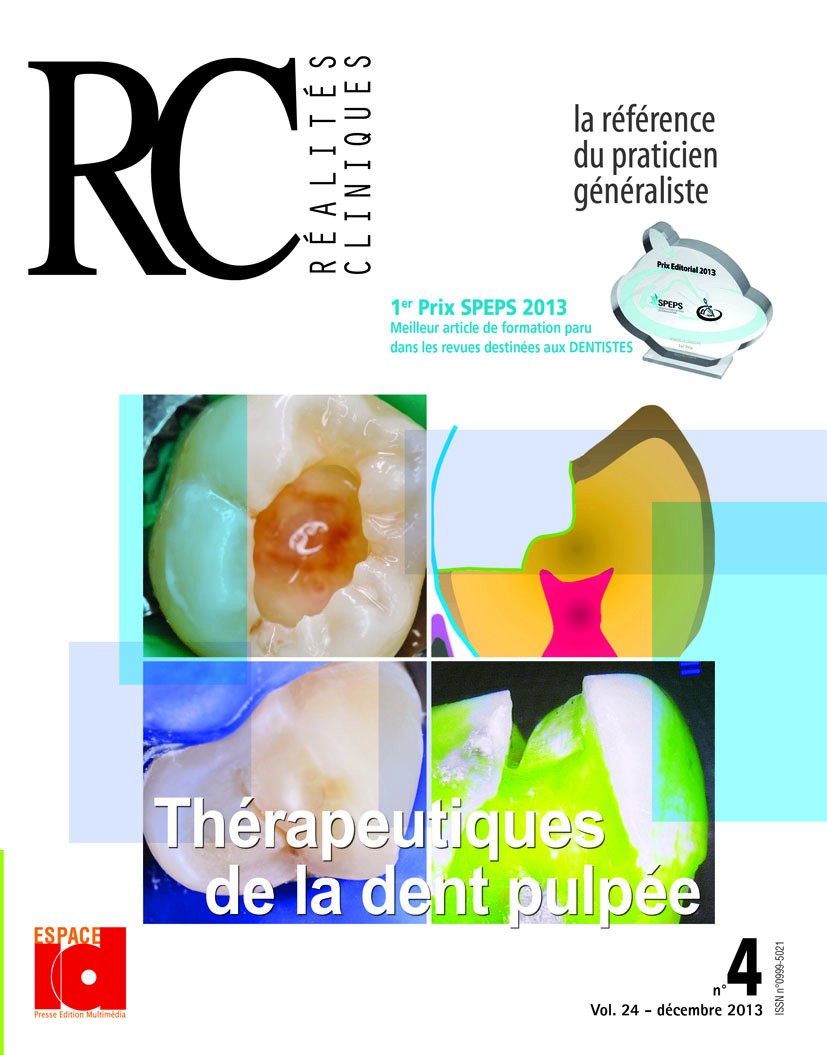 Thérapeutiques de la dent pulpée