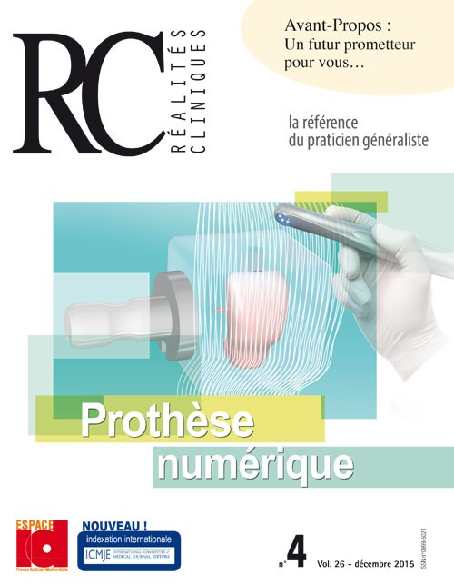Prothèse numérique : La CFAO sous toutes ses coutures