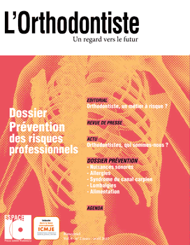 L'Orthodontiste - Mars - Avril 2017