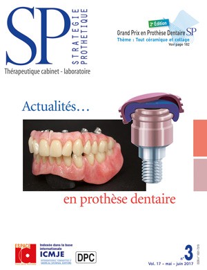Actualités en prothèse dentaire