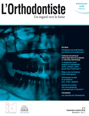 L'Orthodontiste Septembre - octobre 2018