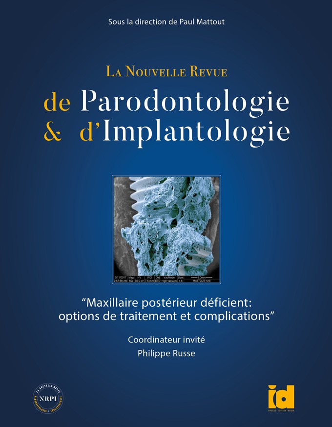 NRPI - Maxillaire postérieur déficient : options de traitement et complications